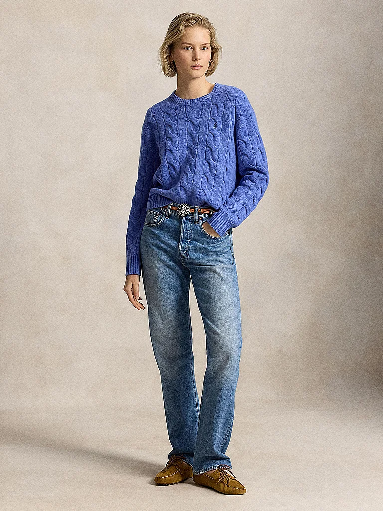 Vêtements Polo Ralph Lauren Cable Knit Wool Cashmere Sweater pour - vue 7